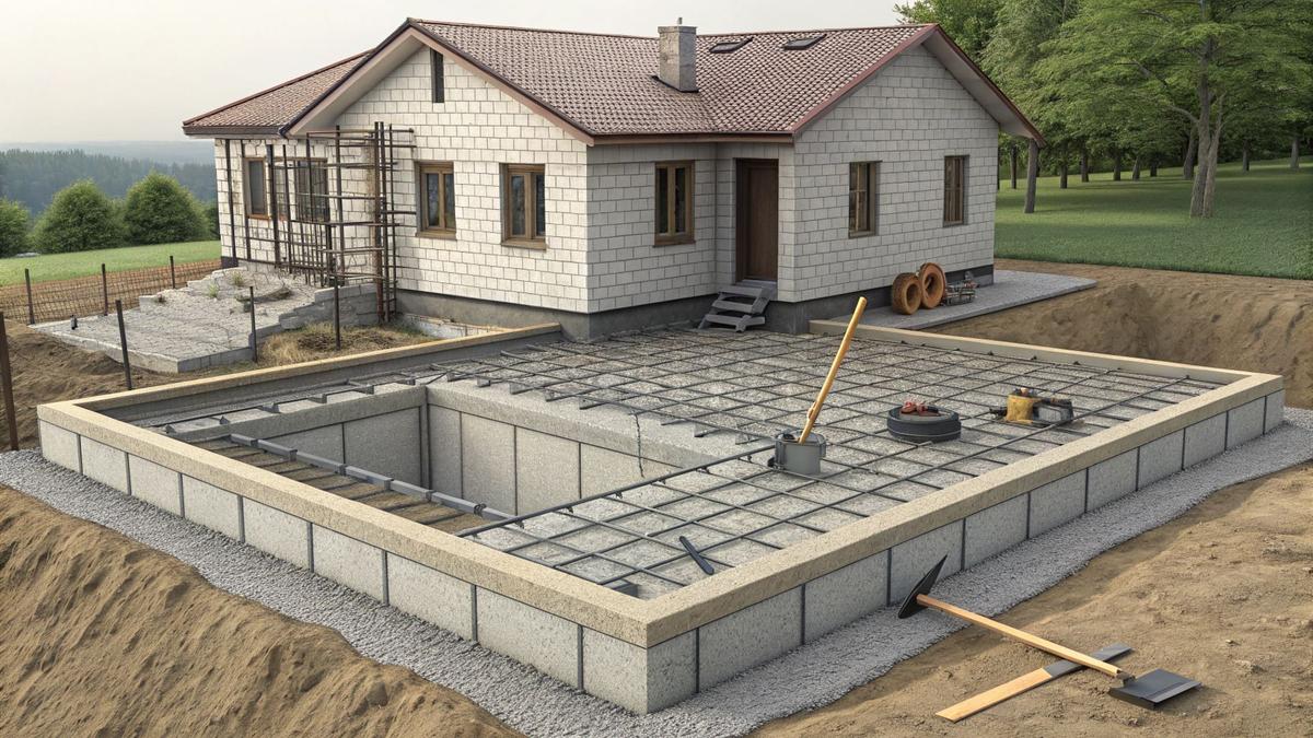 Фундамент строительства