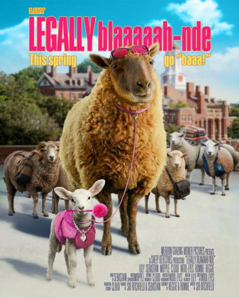 У «Овечьего детектива» вышли постеры-пародии на «Молчание ягнят» и «Блондинку в законе»