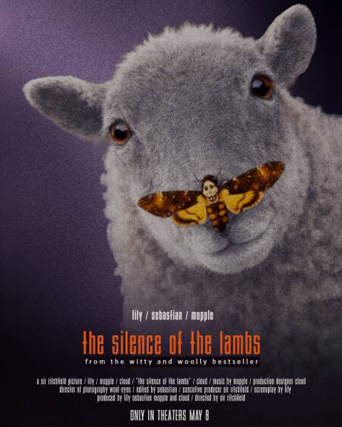 У «Овечьего детектива» вышли постеры-пародии на «Молчание ягнят» и «Блондинку в законе»