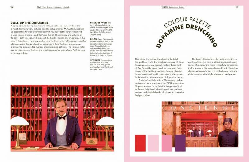 Вышла книга о дизайне интерьера, вдохновленная фильмами Уэса Андерсона